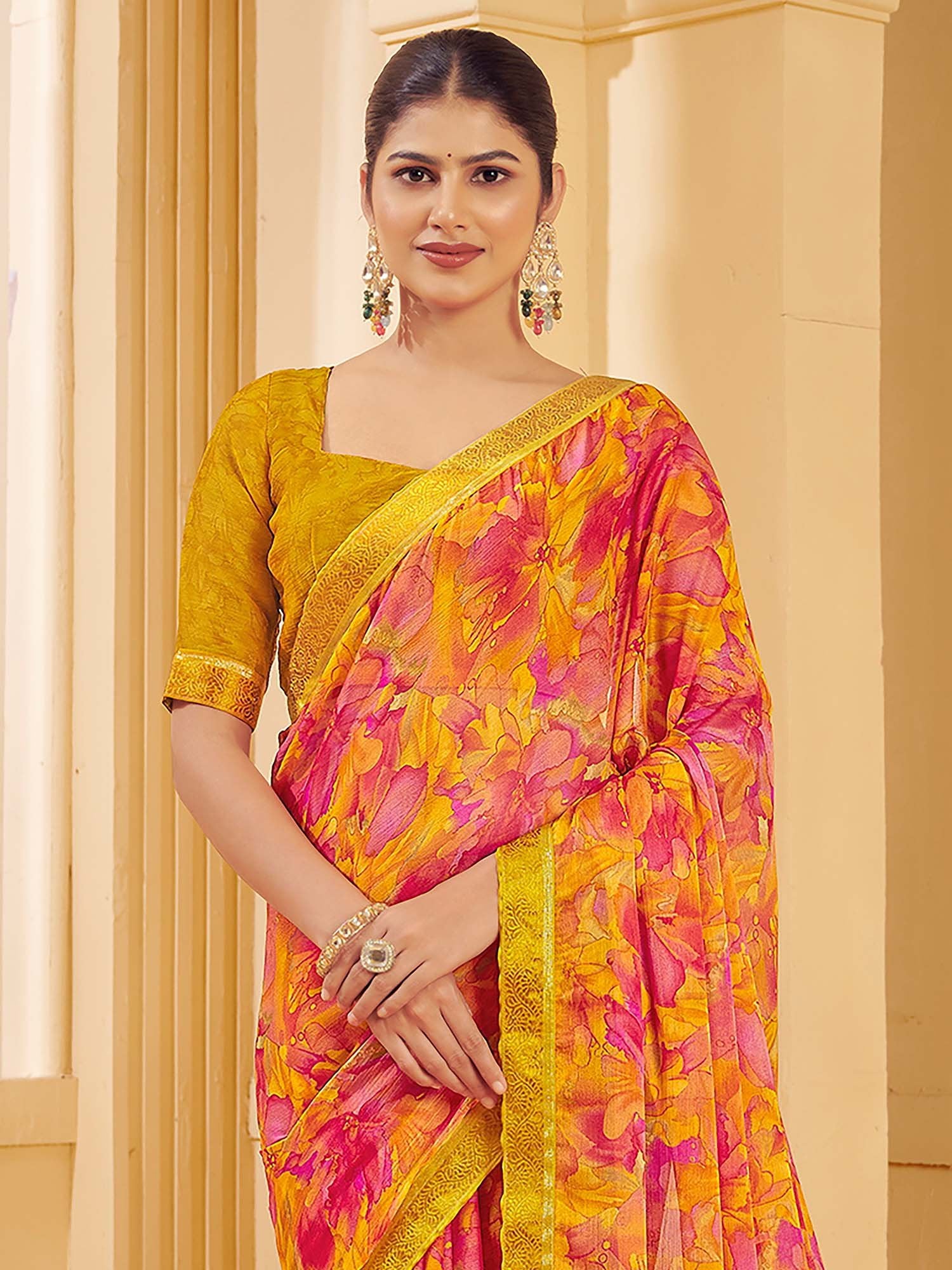 partywear designer saree for festive occasions
