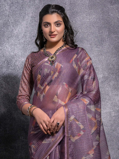 partywear designer saree for festive occasions