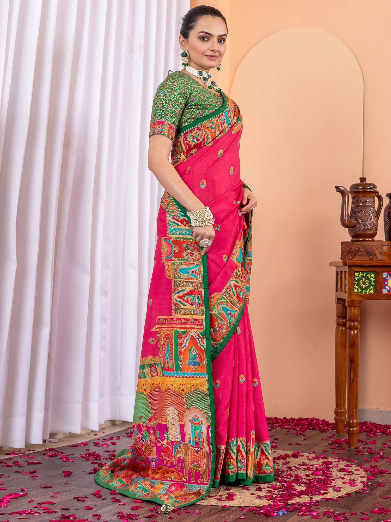 partywear designer saree for festive occasions
