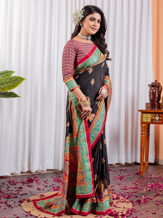 partywear designer saree for festive occasions