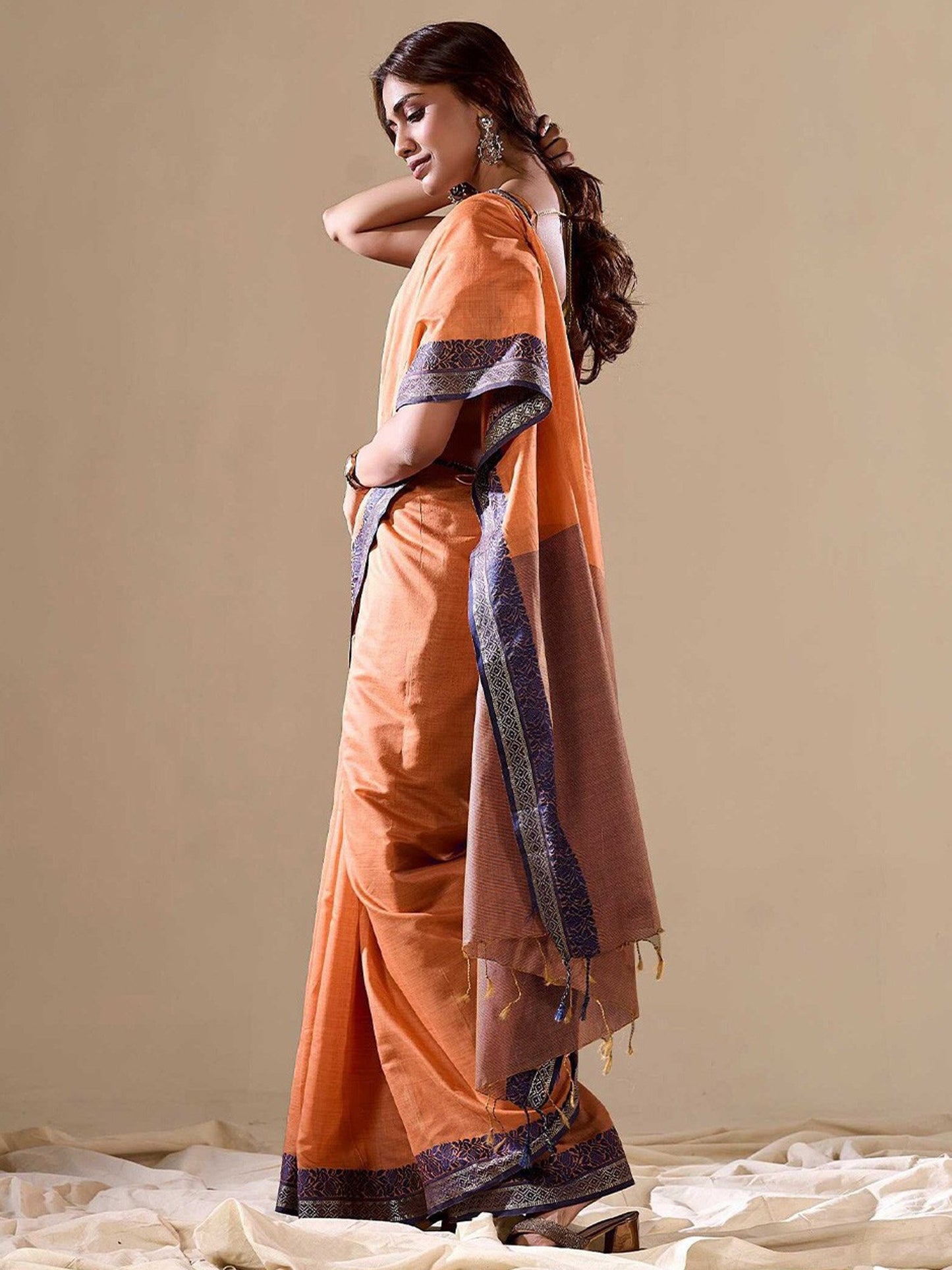 partywear designer saree for festive occasions
