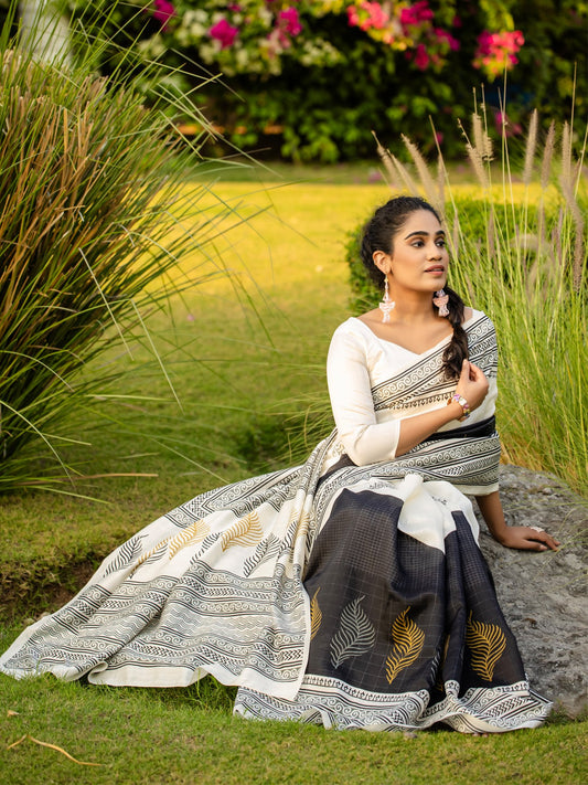 partywear designer saree for festive occasions