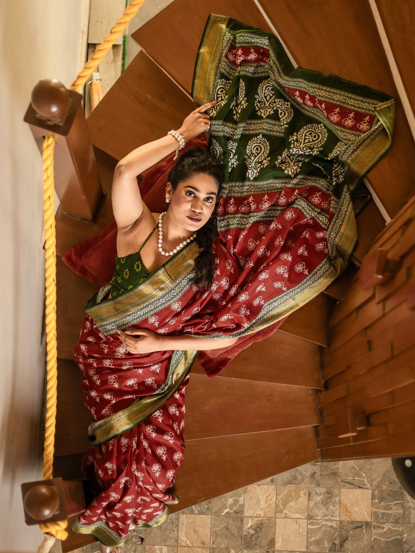 partywear designer saree for festive occasions