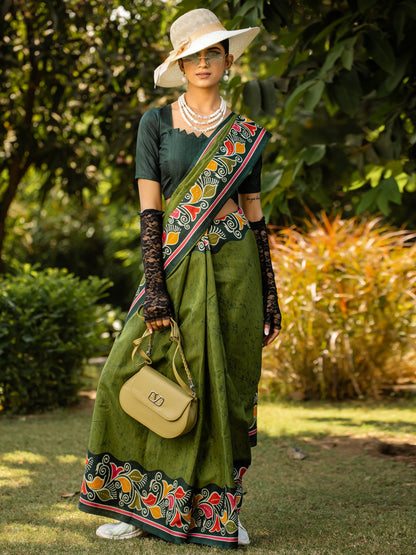 partywear designer saree for festive occasions