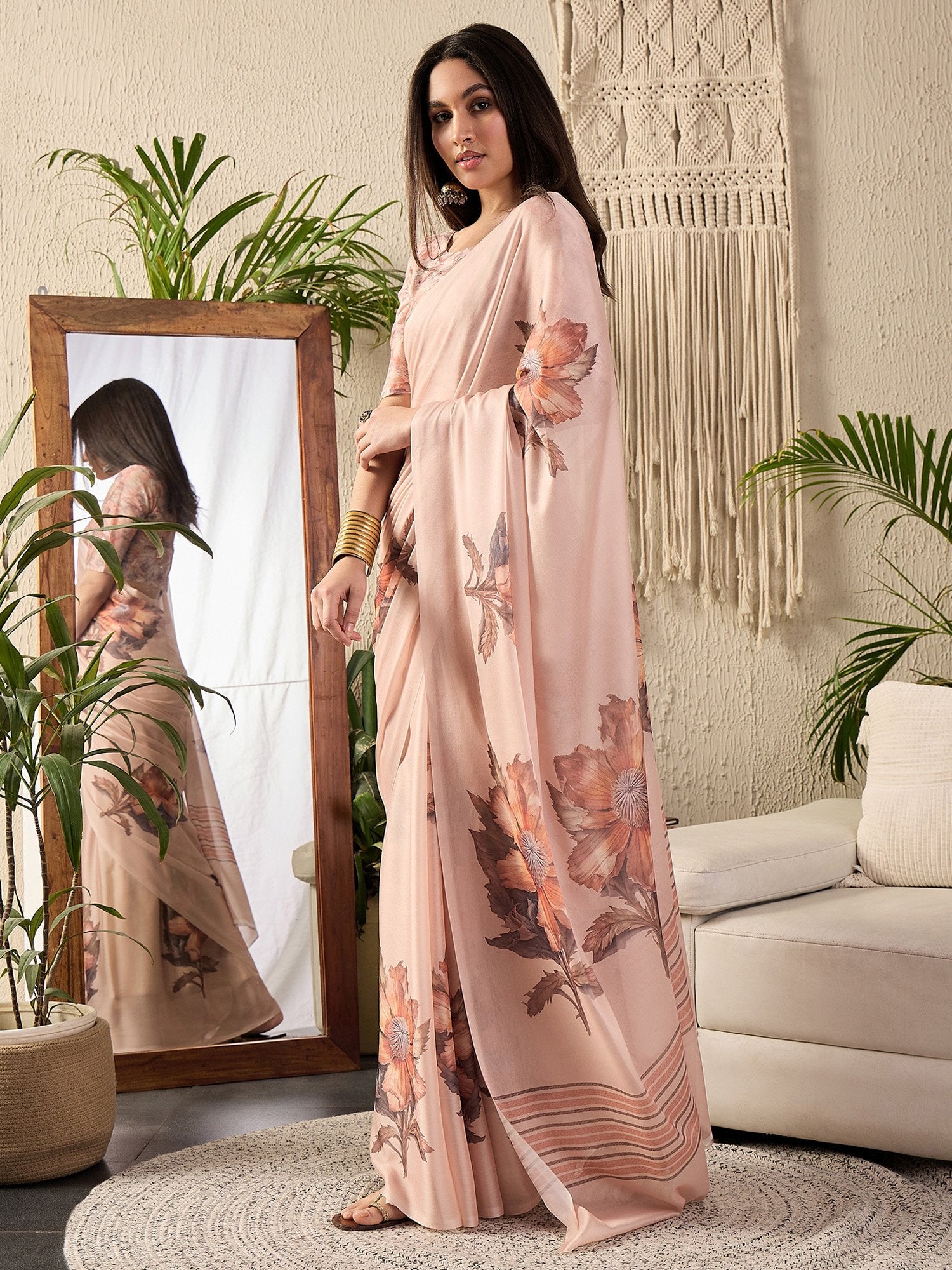 partywear designer saree for festive occasions