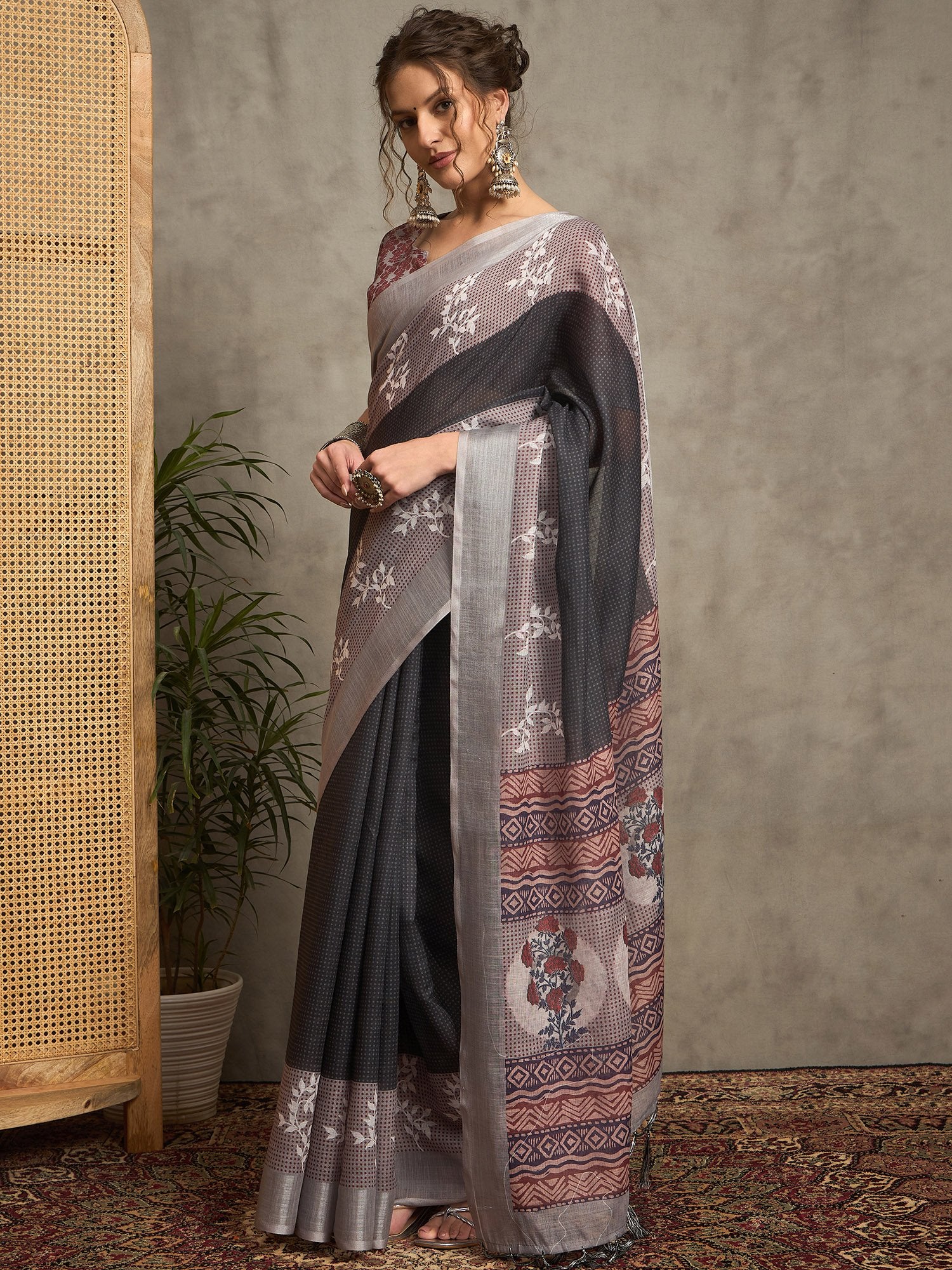 partywear designer saree for festive occasions