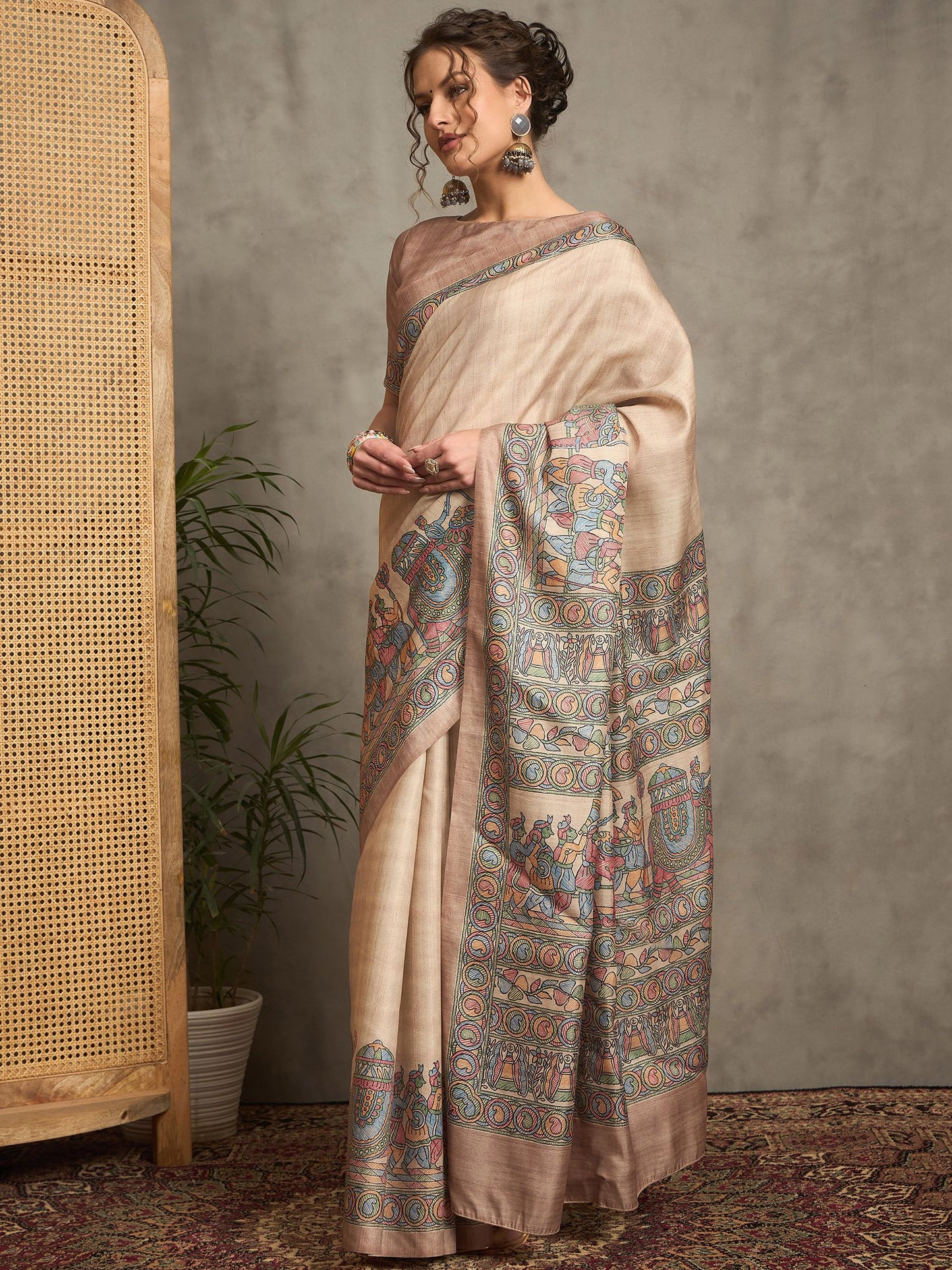 partywear designer saree for festive occasions