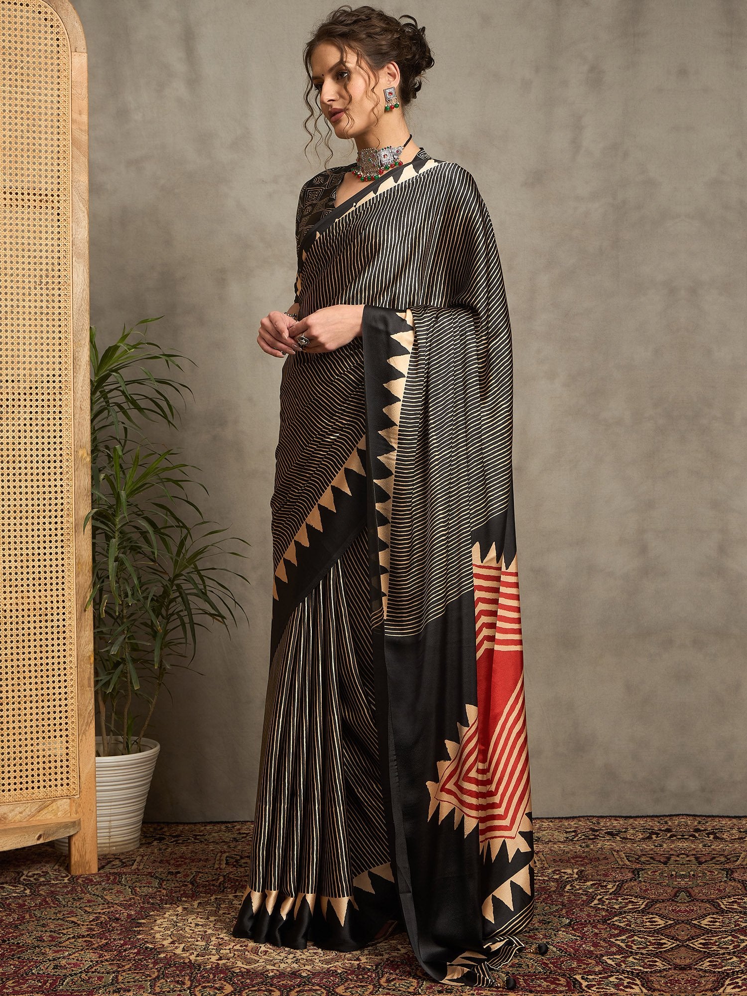 partywear designer saree for festive occasions