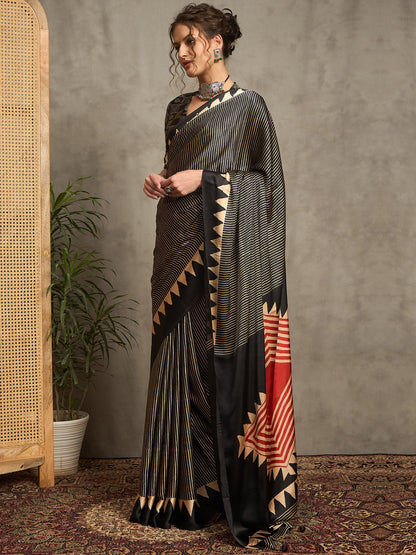 partywear designer saree for festive occasions