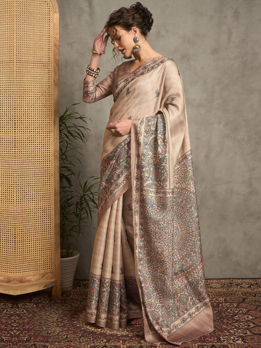 partywear designer saree for festive occasions