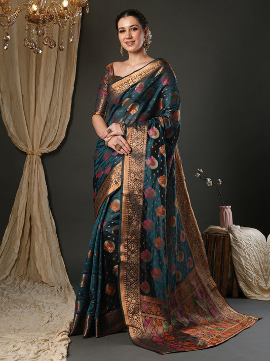 partywear designer saree for festive occasions