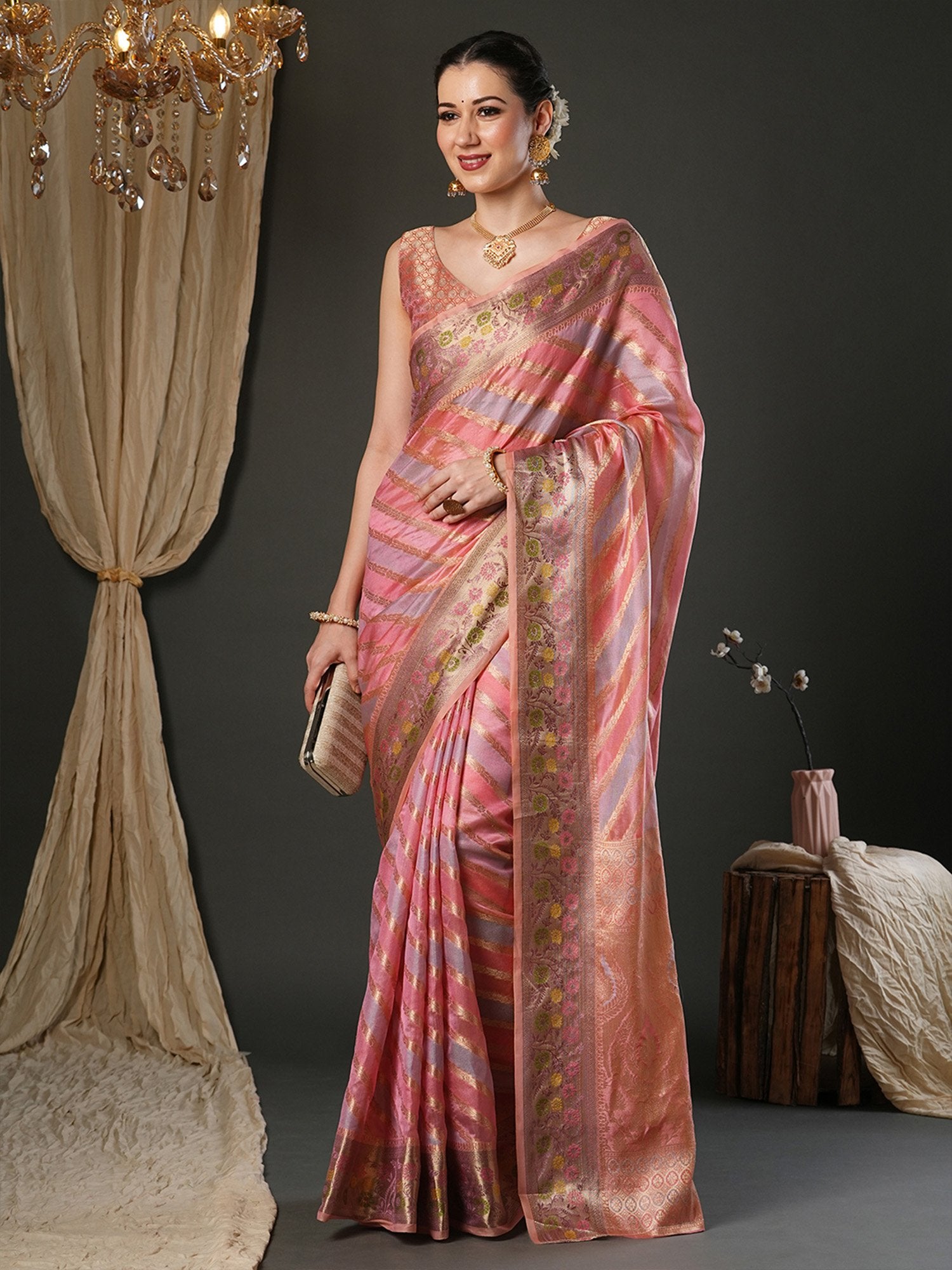 partywear designer saree for festive occasions