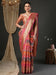 Pink Pink Banarasi Organza Woven Saree