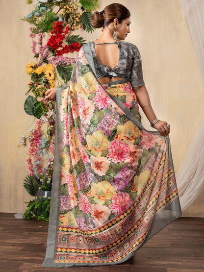 partywear designer saree for festive occasions