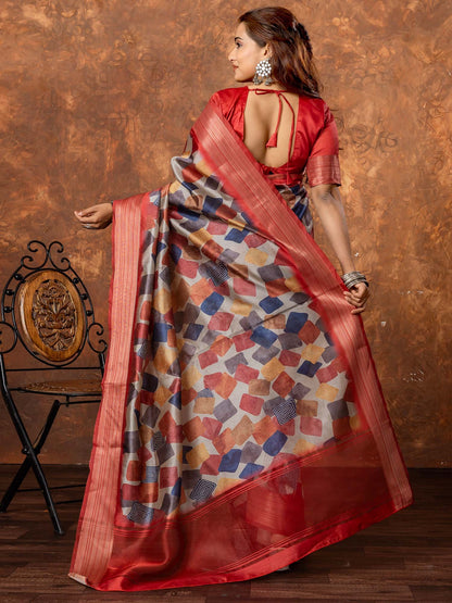 partywear designer saree for festive occasions