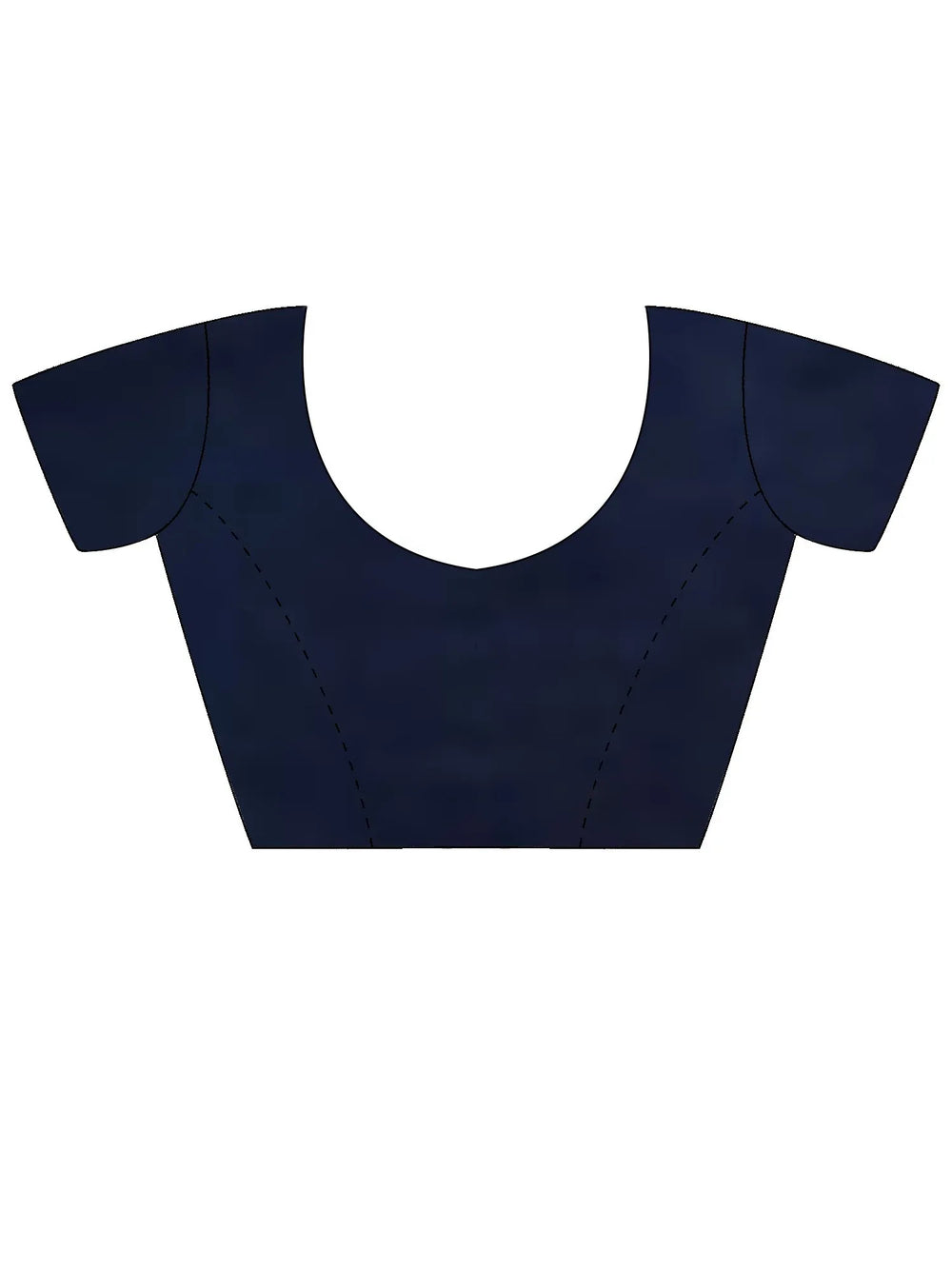 Navy Party Wear Paper Silk Embellished Saree - The Dori Store