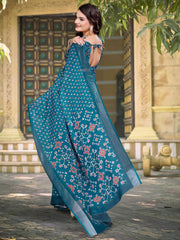 partywear designer saree for festive occasions