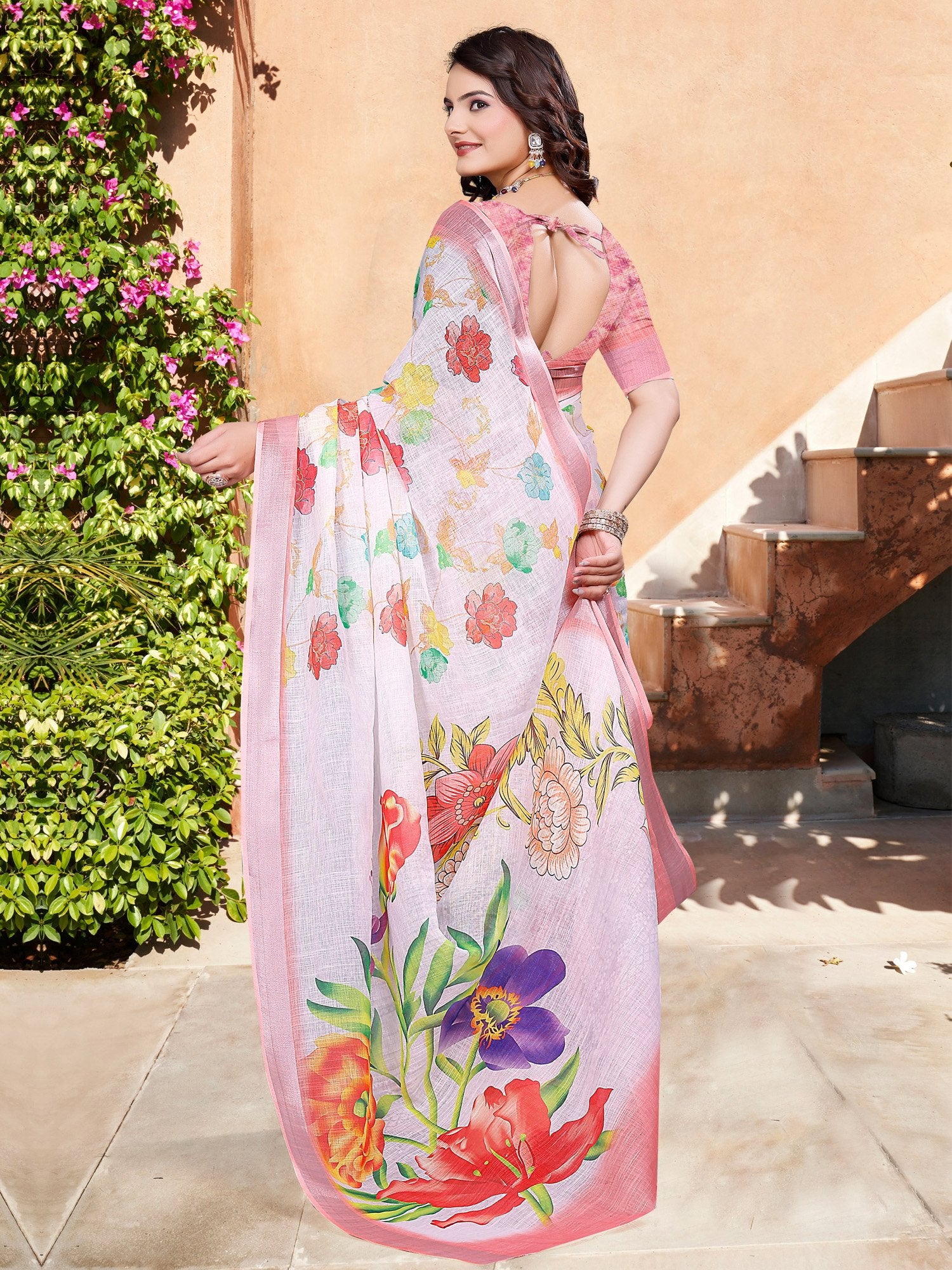 partywear designer saree for festive occasions