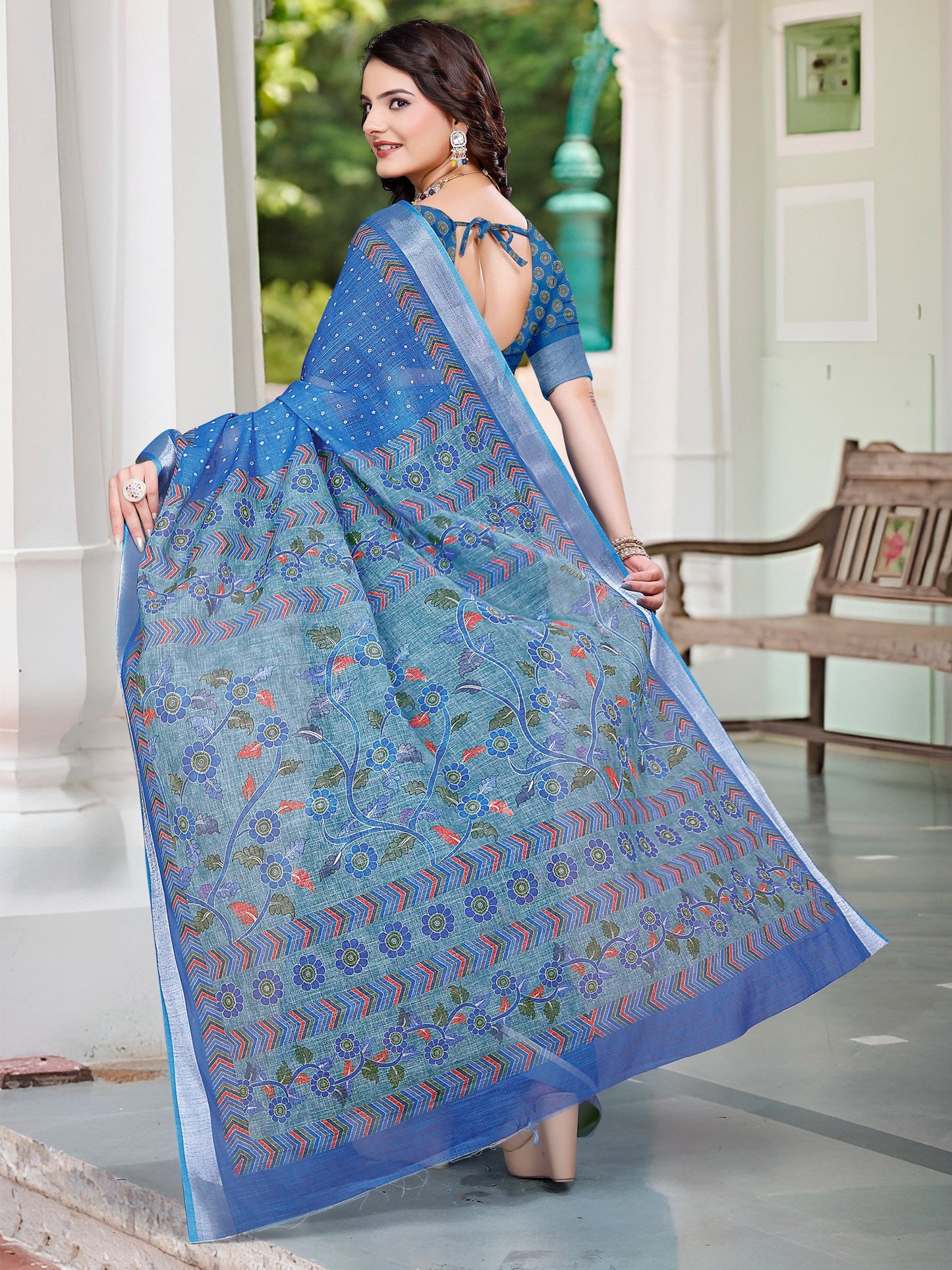 partywear designer saree for festive occasions