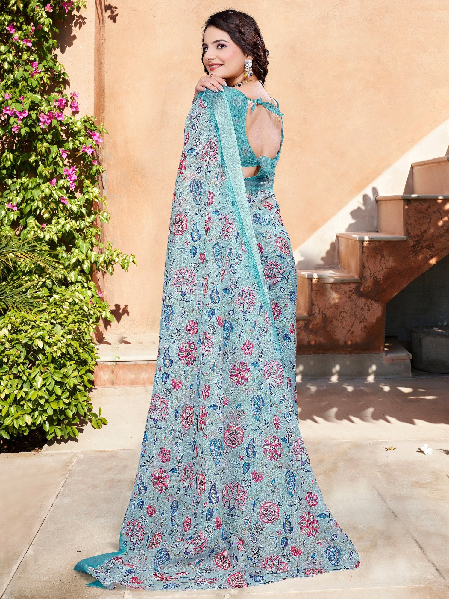 partywear designer saree for festive occasions