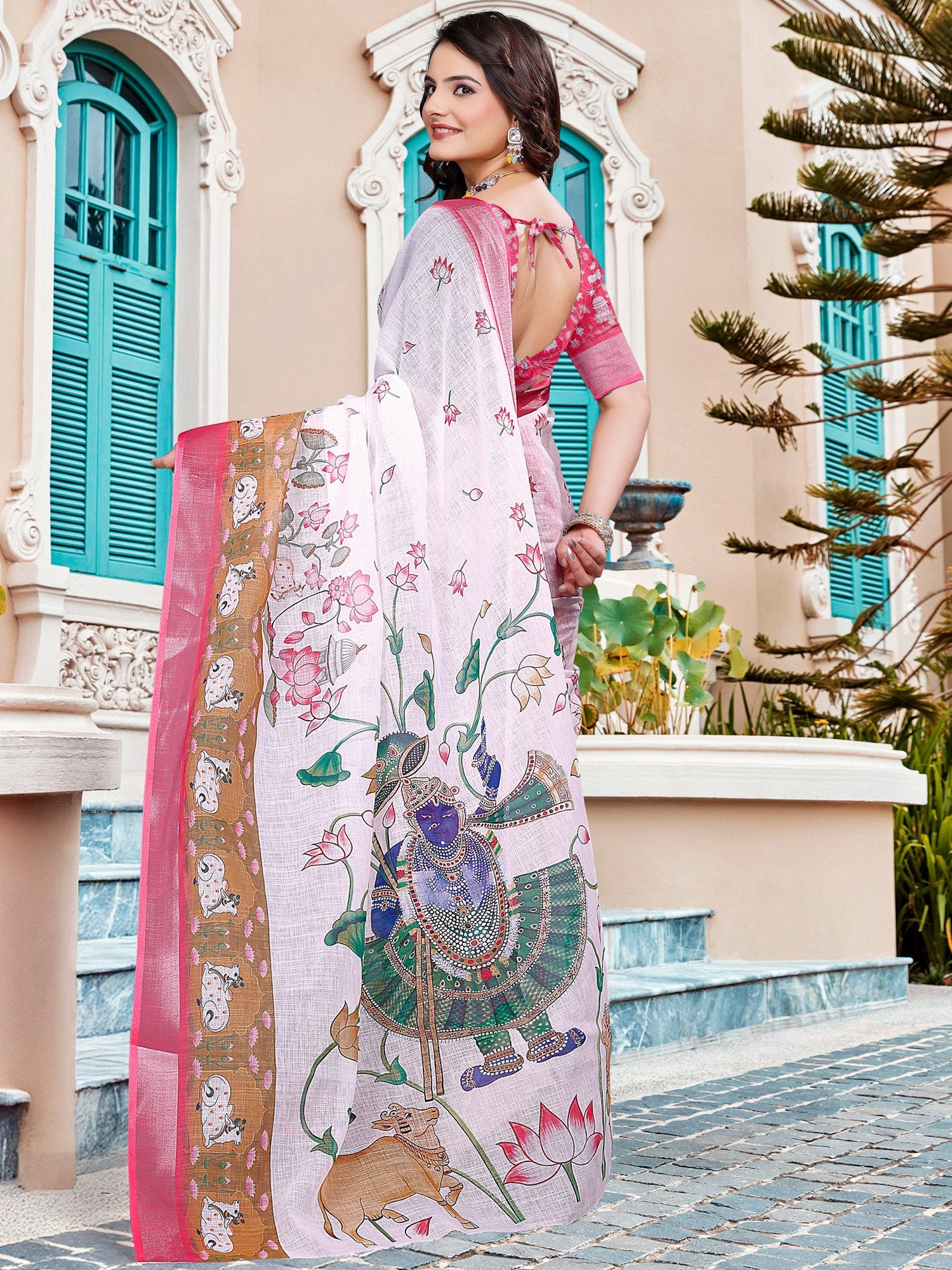 partywear designer saree for festive occasions