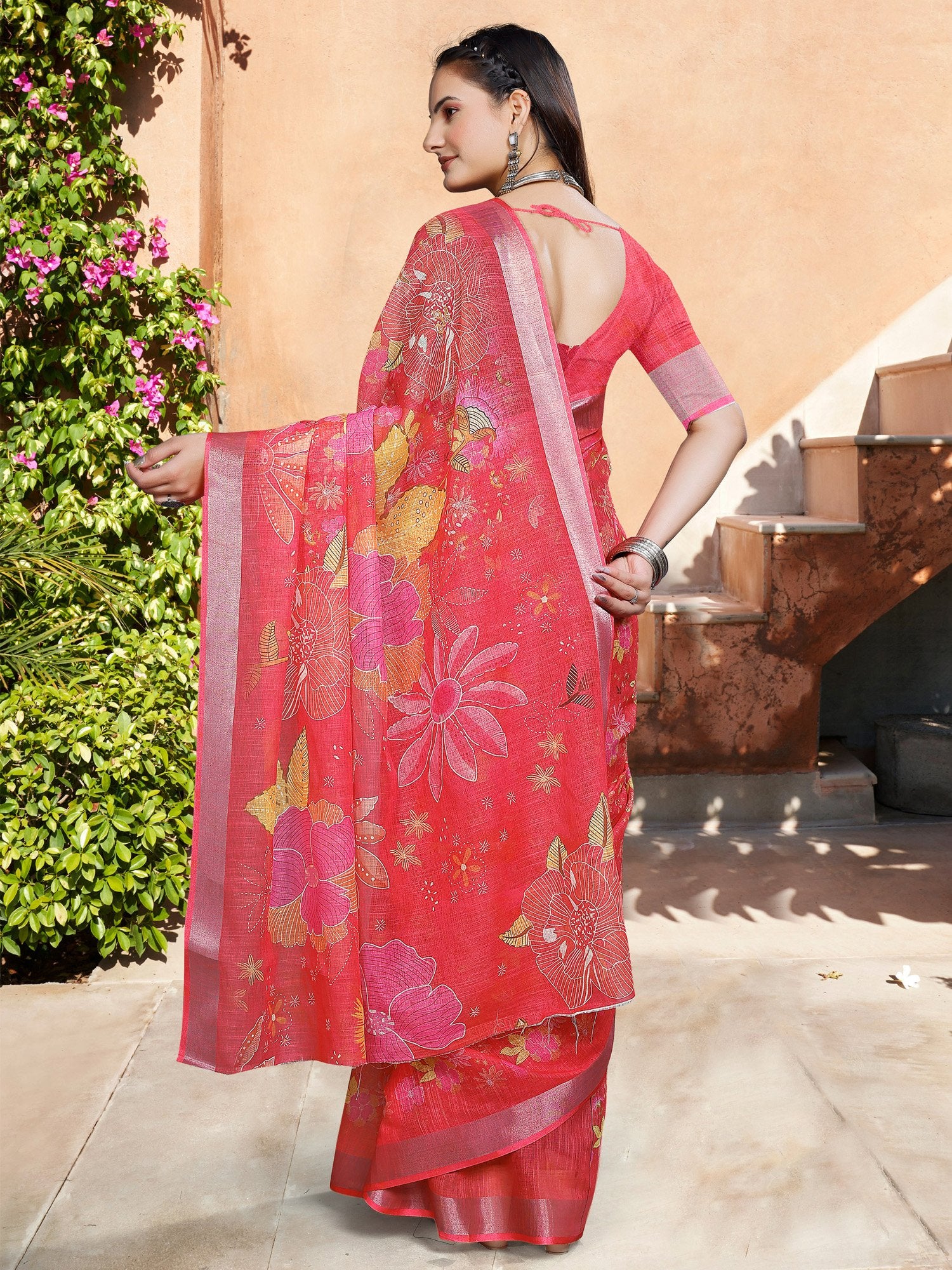 partywear designer saree for festive occasions