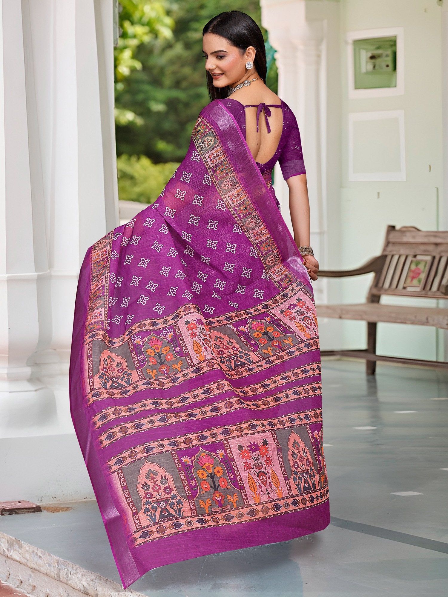 partywear designer saree for festive occasions