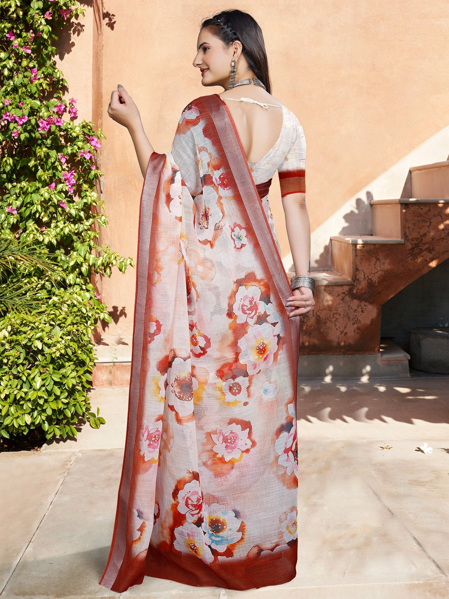 partywear designer saree for festive occasions