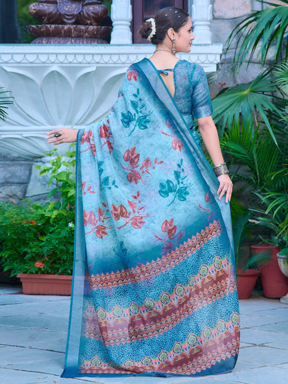 partywear designer saree for festive occasions