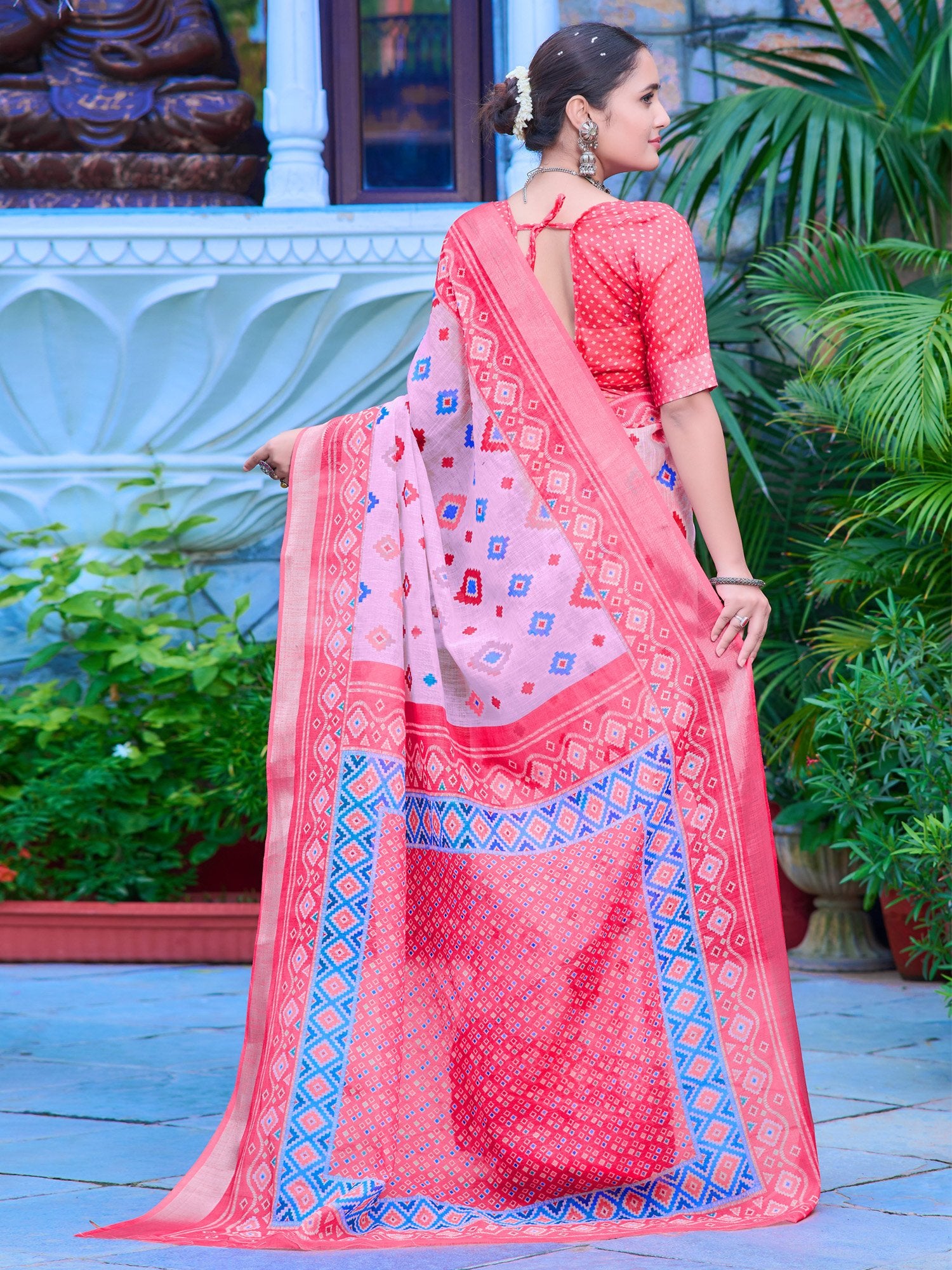 partywear designer saree for festive occasions