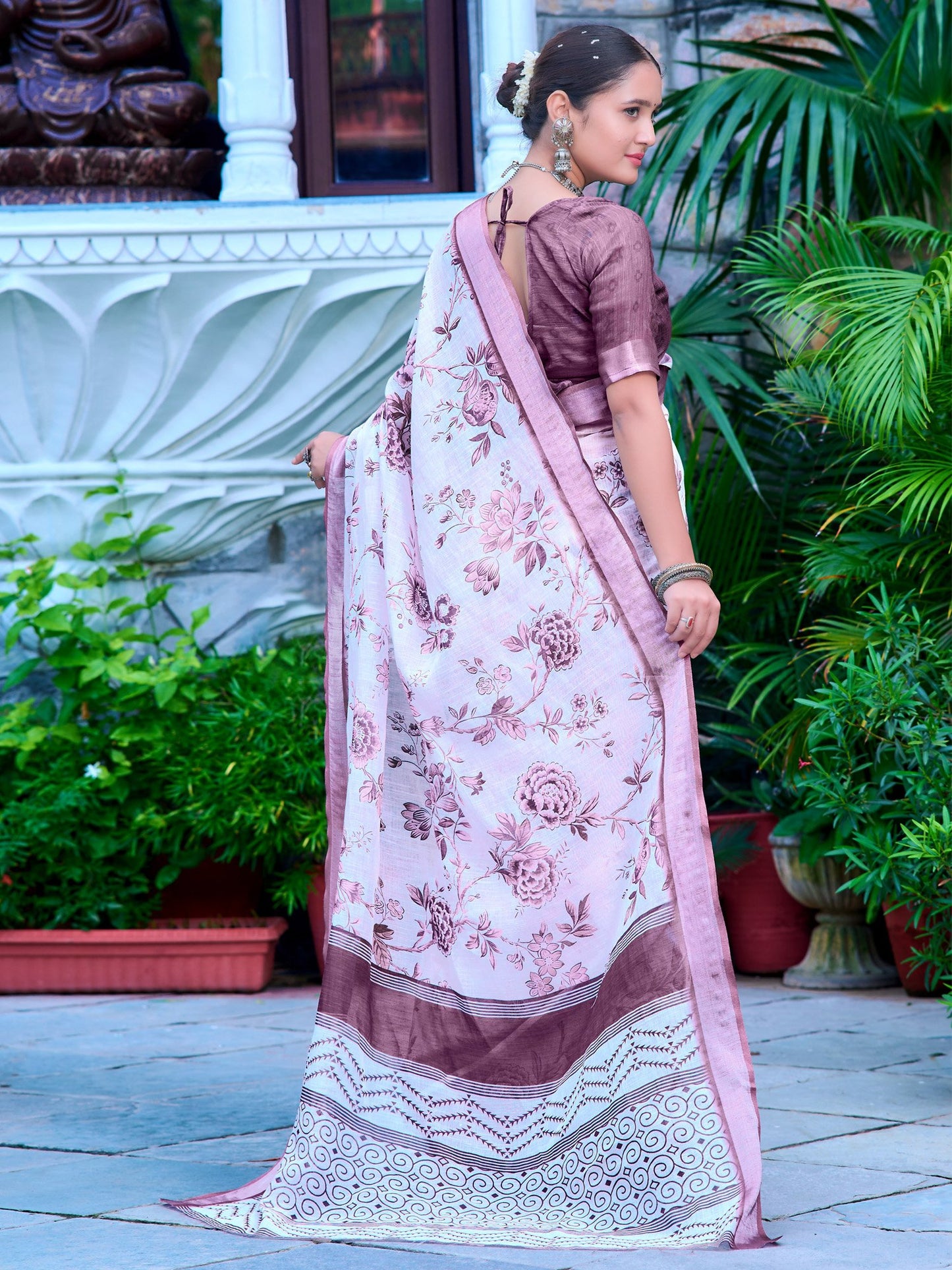 partywear designer saree for festive occasions