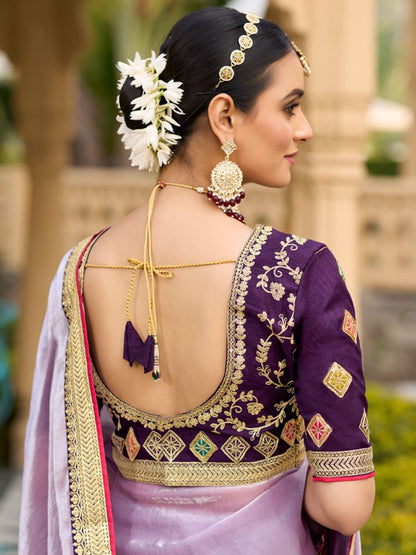 partywear designer saree for festive occasions