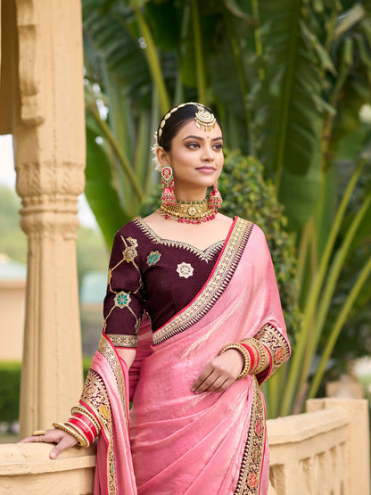 partywear designer saree for festive occasions