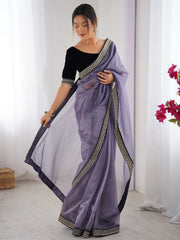 partywear designer saree for festive occasions