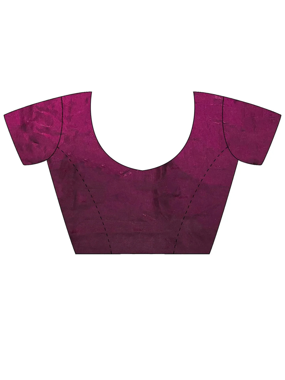 Magenta Party Wear Satin Embellished Saree - The Dori Store