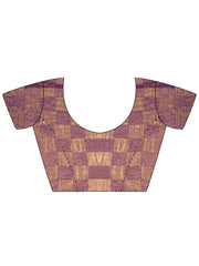 Purple Party Wear Chiffon Embellished Saree