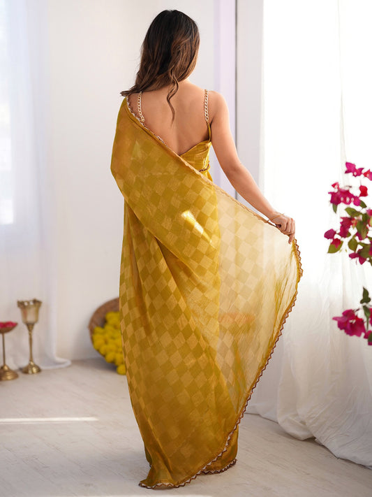 partywear designer saree for festive occasions
