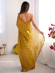 partywear designer saree for festive occasions
