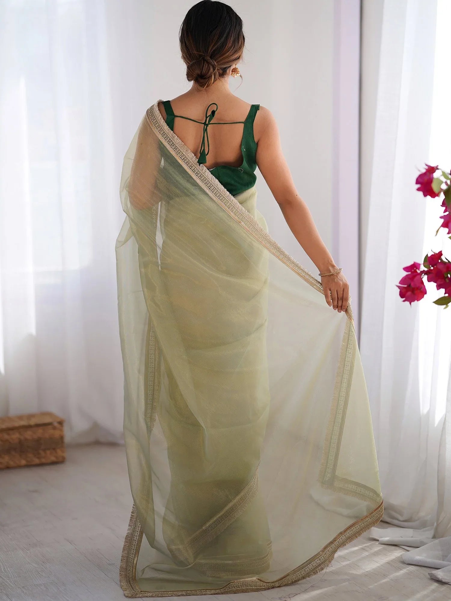 partywear designer saree for festive occasions