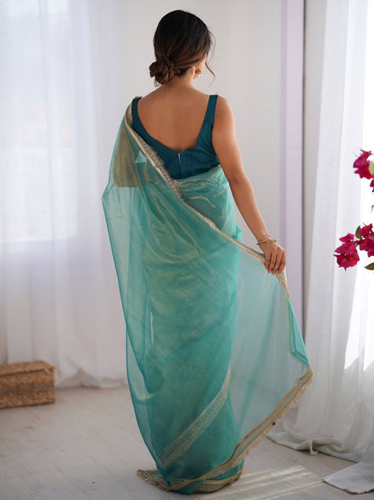 partywear designer saree for festive occasions