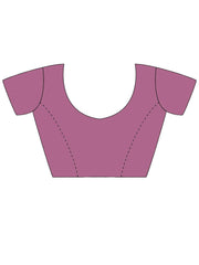 Mauve Party Wear Organza Embellished Saree