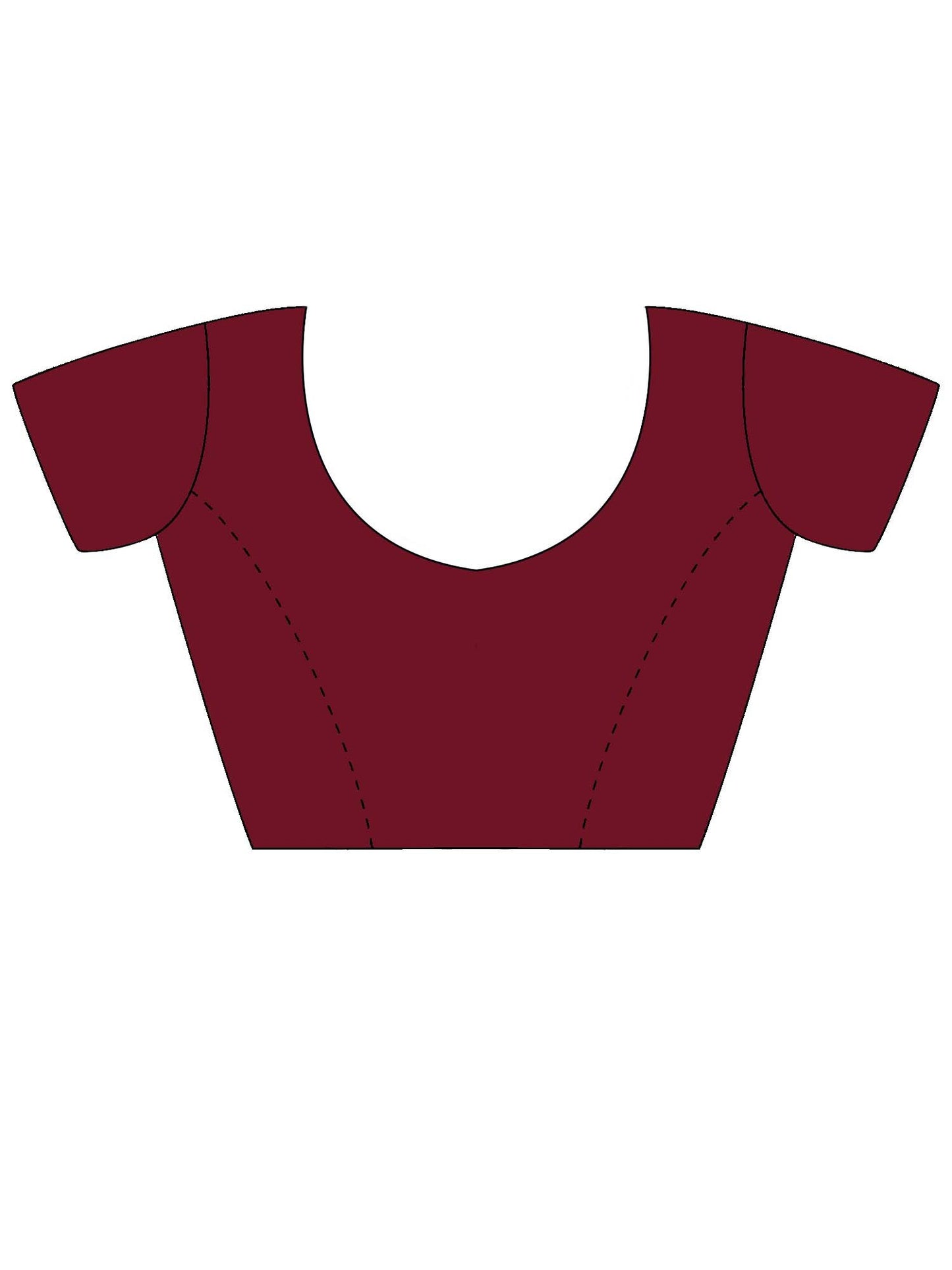 Maroon Party Wear Vichitra Silk Embellished Saree