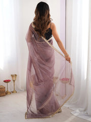 partywear designer saree for festive occasions