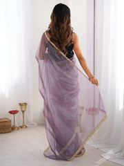 partywear designer saree for festive occasions