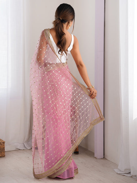 partywear designer saree for festive occasions