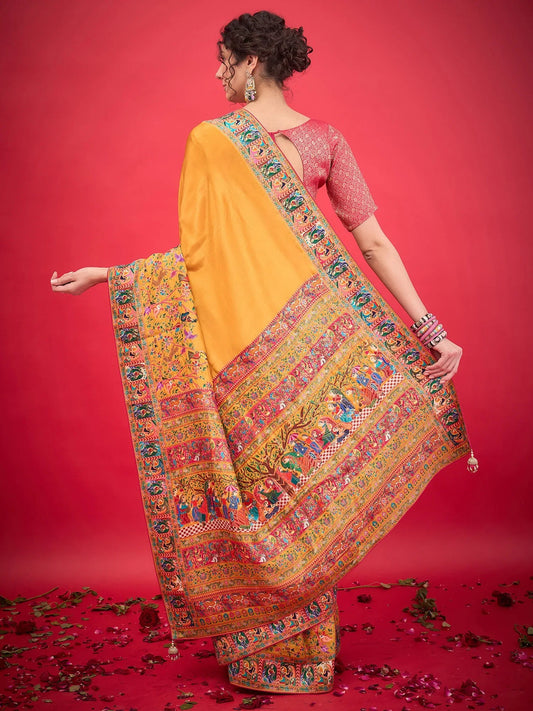partywear designer saree for festive occasions