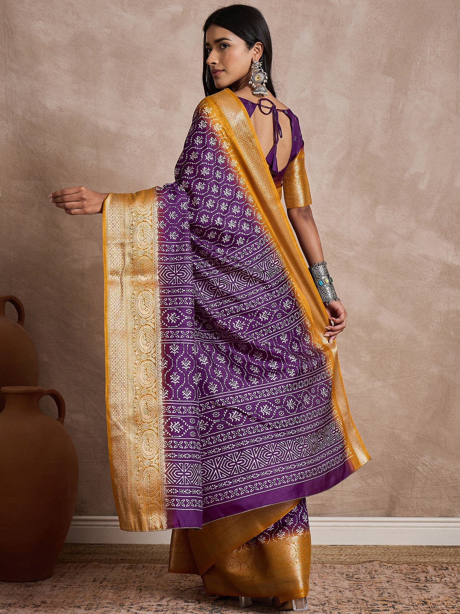 partywear designer saree for festive occasions