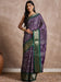 Purple Purple Sungudi Dola Silk Printed Saree