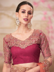 Mustard Party Wear Pure Chiffon Embellished Saree