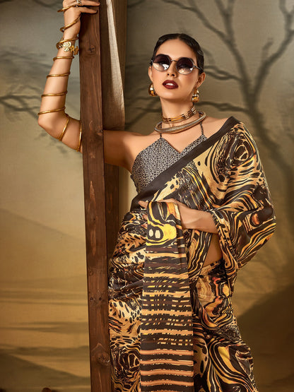partywear designer saree for festive occasions